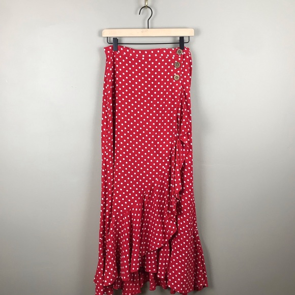 Nobody’s Child Dresses & Skirts - NOBODY’S CHILD || High-Waisted Midi Frilly skirt